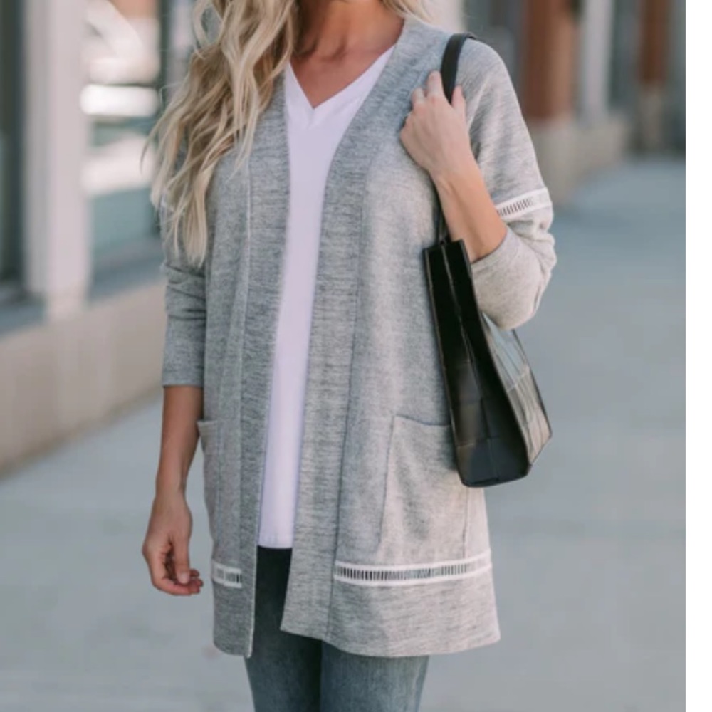 Trim cardigan